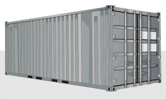 20-футовый стандартный контейнер