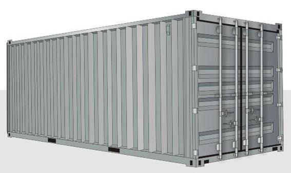 20-футовый контейнер усиленный (HEAVY TESTED)